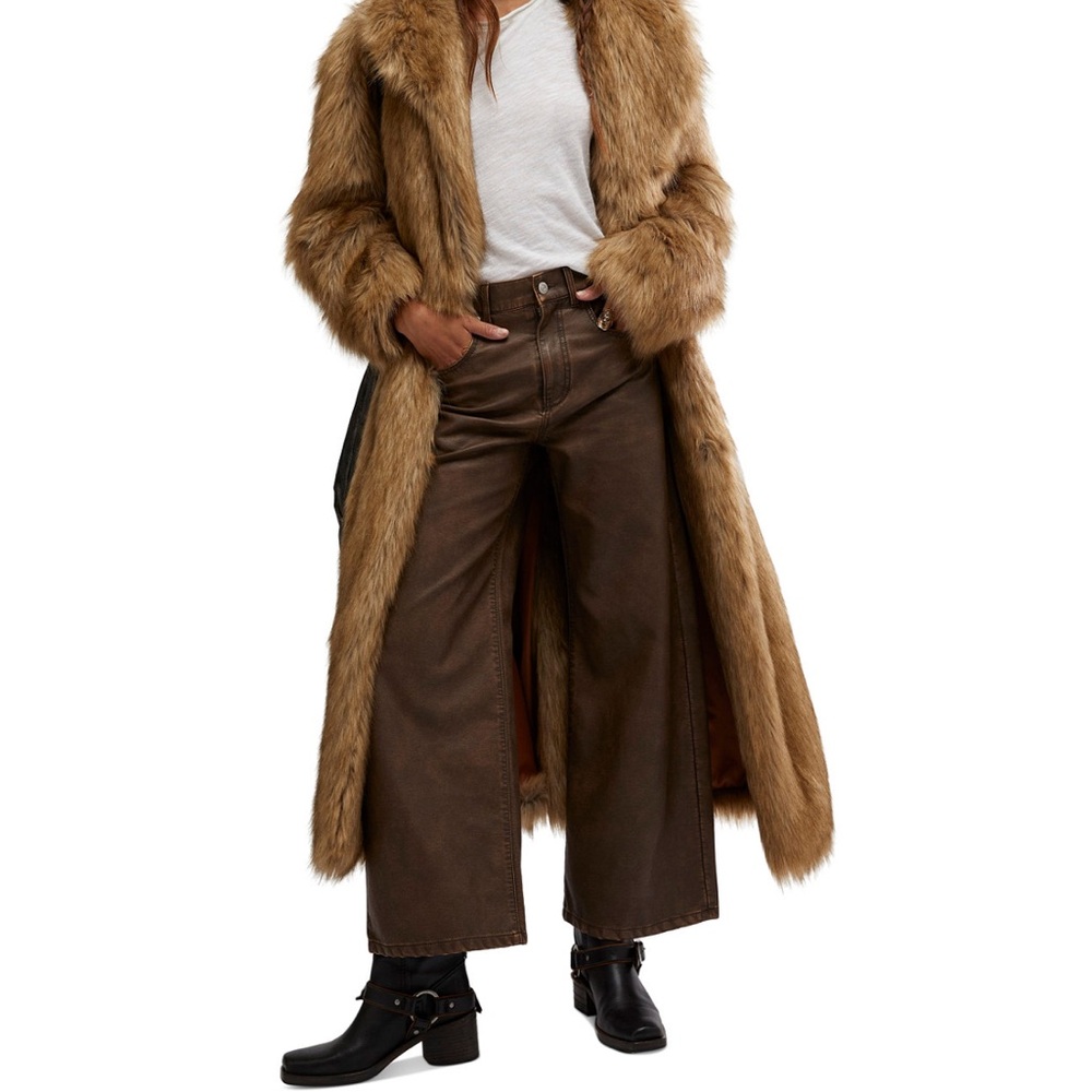 Free People Misha Faux Leather Pants